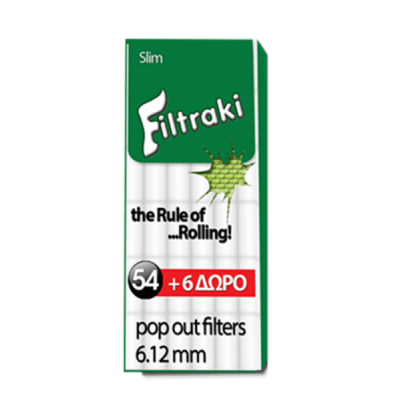 Filtraki Slim 6.12mm 60τμχ